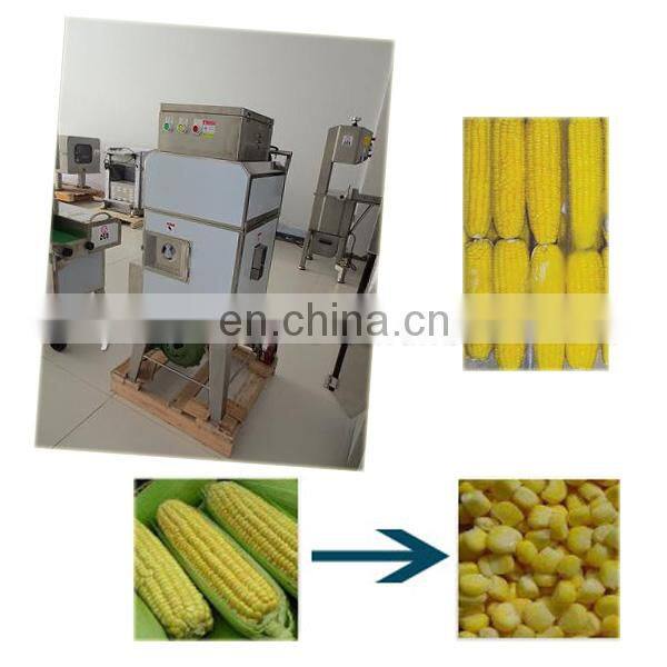 Stainless steel sweet corn sheller,sweet corn husking machine for making sweet corn