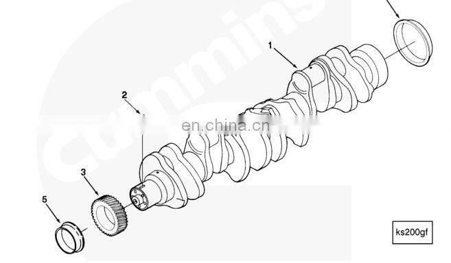 CCEC truck M11 Camshaft gear 3084445 for diesel engine
