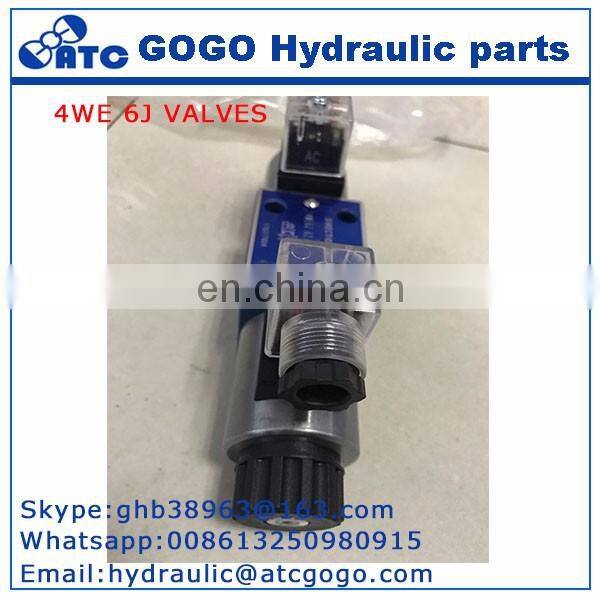 4WE 6J62 EW 230N 9K4 series 230v ac hydraulic directional control valve solenoid