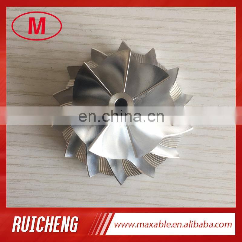 TD04HL 44.00/62.00mm 7+7 blades high performance Turbocharger Billet/milling/aluminum 2618 compressor wheel