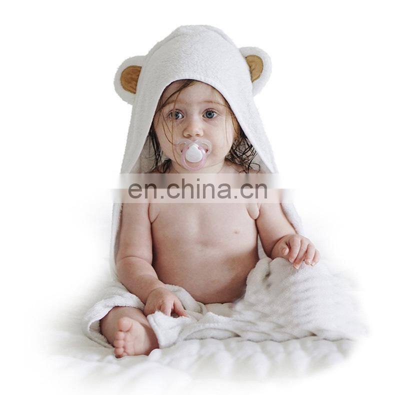 Wholesale animal soft hooded baby towels,baby hooded bath towels for kids