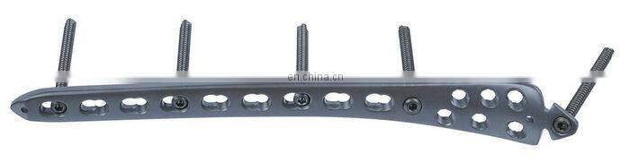 CE & ISO Marked Orthopedic Surgical Instruments Distal Tibial Medial Locking Plate-I Screw Small Plate Shape Locking Plate