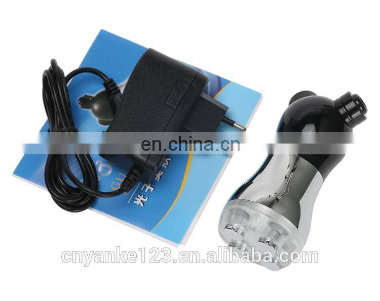 Handleheld Facial RF Radio Frequency No Needle Mesotherapy Mesoporation Skin Rejuvenation LED Photon Light Face Lift Massager