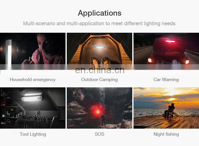 portable outdoor waterproof rechargeable emergency Light tube Multifunction LED Camping Light