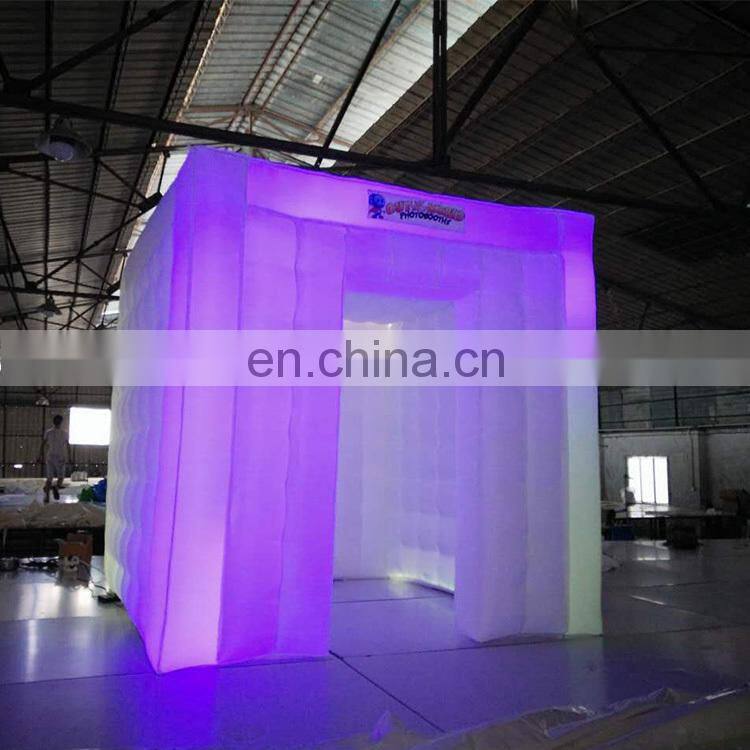 Customized LED Light Inflatable Photo Booth For Wedding/Events With Cheap Price For Sale