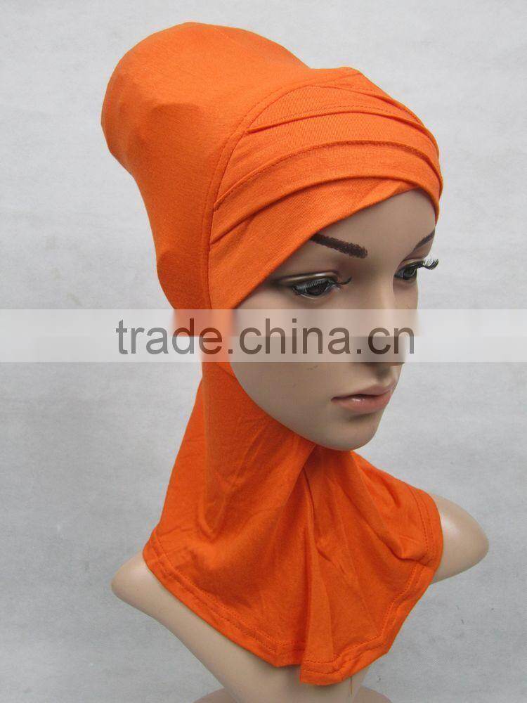 U103 NEW 2014 neck cover cotton ruffle ninja,muslim underscarf