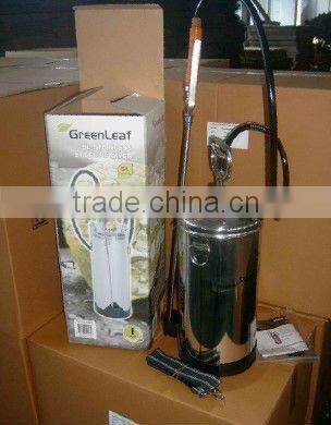 (22620) 5L garden hand stainless steel pressure manual water sprayer gun