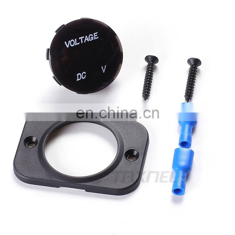 DC 5V-48V Waterproof Car Motorcycle Voltage Meter LED Panel Digital Volt Display Voltmeter 12V 24V 36V Auto Motorcycle Tester