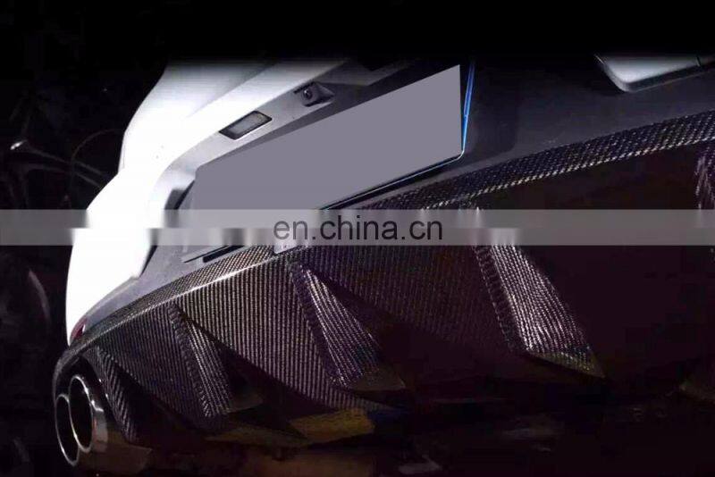 JC Style K Style Carbon Fiber Rear Diffuser For Porsche Macan 2014