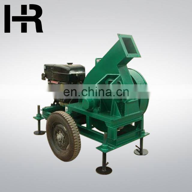 wood crusher machine for sawdust with diesel moter