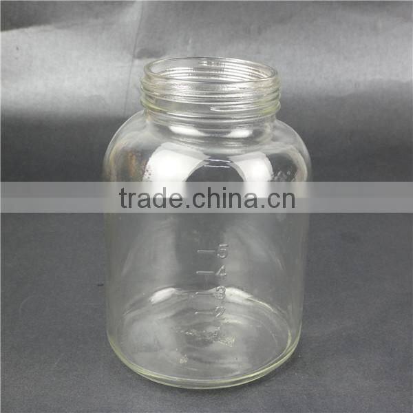 glass tissue culture vessels bottle with plastic lid