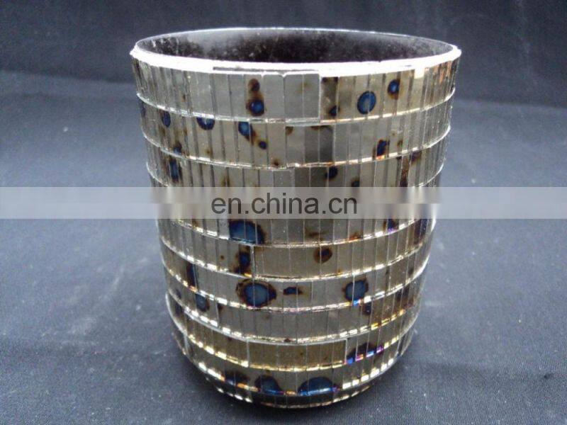 glass votive tea light candle