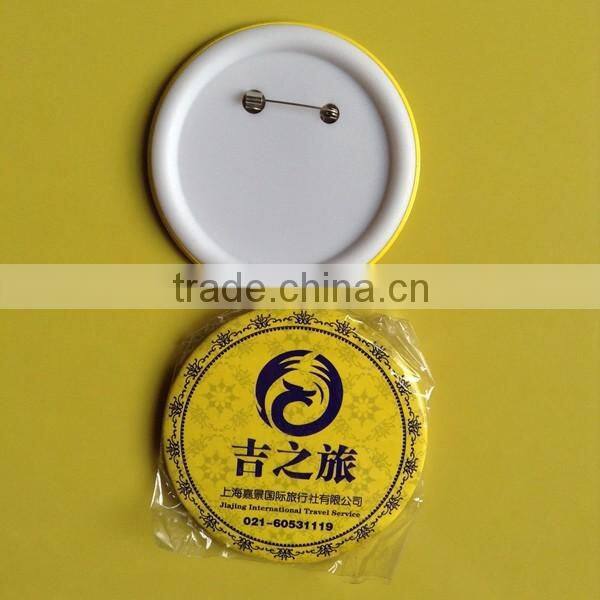 Die Cut Custom pin badge / metal badge / custom button badge pin