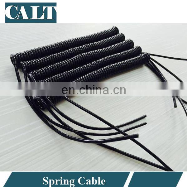 7 17 19 21 26 Cores Spring Spiral Cable for CNC Handheld Encoder Manual Pulse Generator