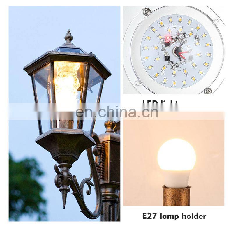 outdoor vintage Retro Waterproof European style outdoors waterproof 220V E27 street light 60w 90w 120w led garden lamp