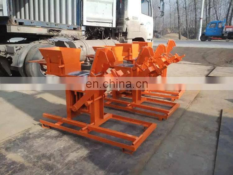 2019 Newest Low Price Eco Brava Interlocking Hand Operated Brick Machine Price