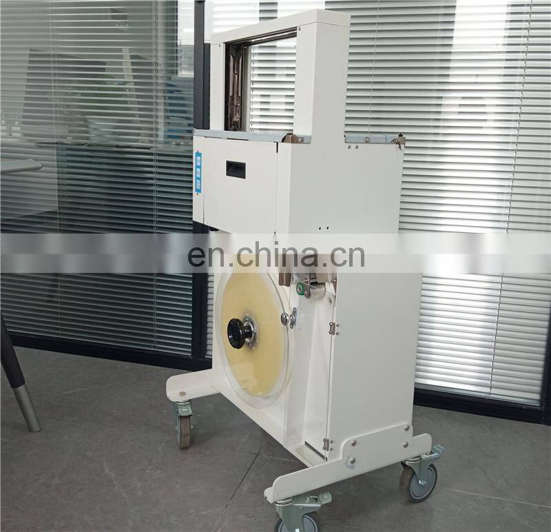 UT011S Table Top Hotmelt Opp Paper Tape Bundle Strapping Binding Machine for banknote money currency supermarket vegetable