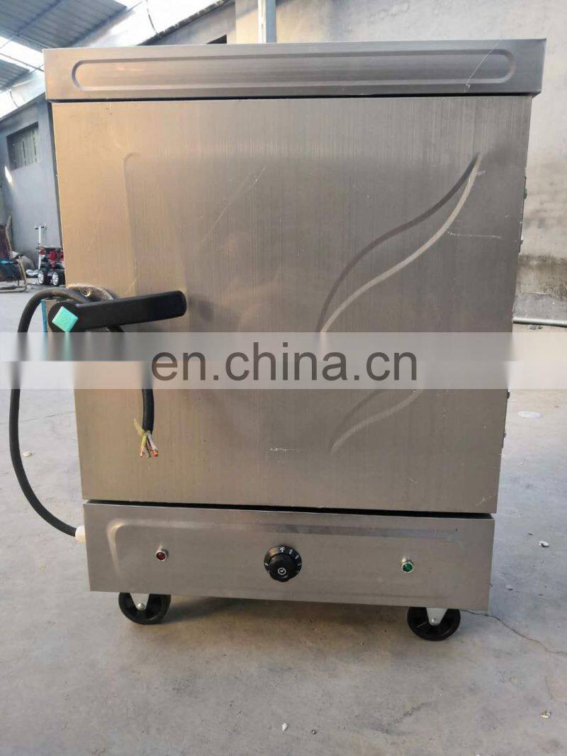 2020 hot sale rice steamer/ 12 trays gas rice steaming cart/ 50kg rice steaming cabinet