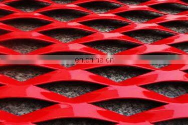 Mild Steel Expanded Metal Mesh Sheet for Building Facade Panel