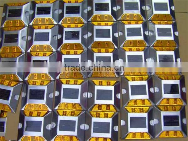 Direct manufacture solar aluminum cat eye reflective road stud