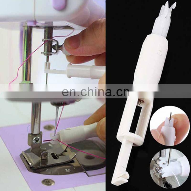 Threader Sewing Tools Accessory White Automatic Machine Sewing Needle Device Needle Changer Lead Wire Threader Tool