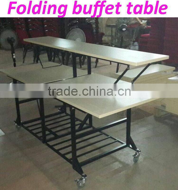 Modern Cheap White Buffet Hotel Table HM-T13