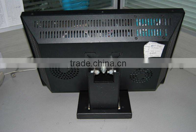 19" aluminium housing touch monitor with TFT LCD panel