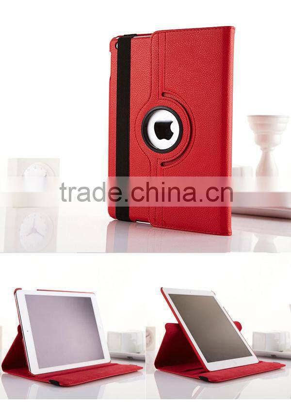 Lichee Pattern 360 Rotate Leather Case For Ipad Covers