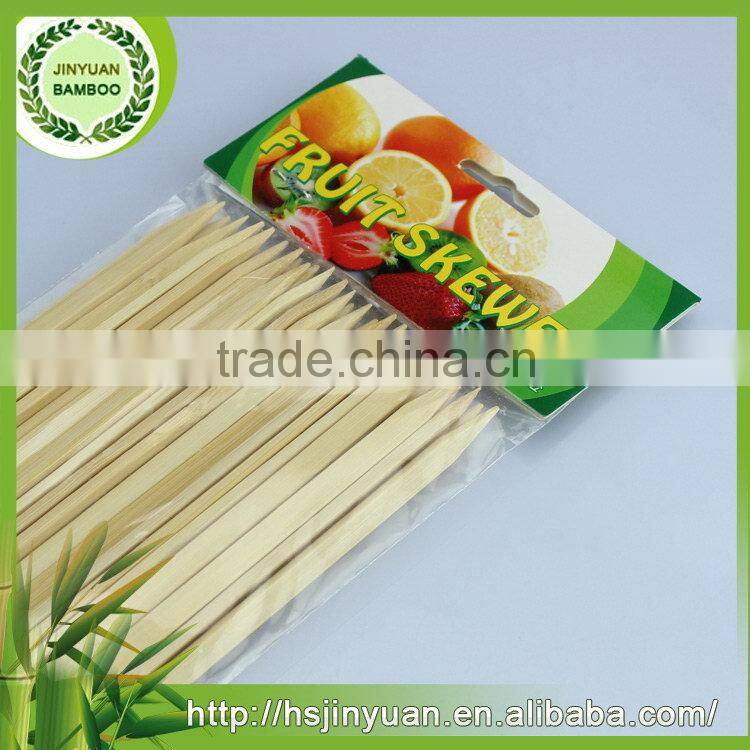 2016 Hot new super quality popular flat bamboo skewer in stocked