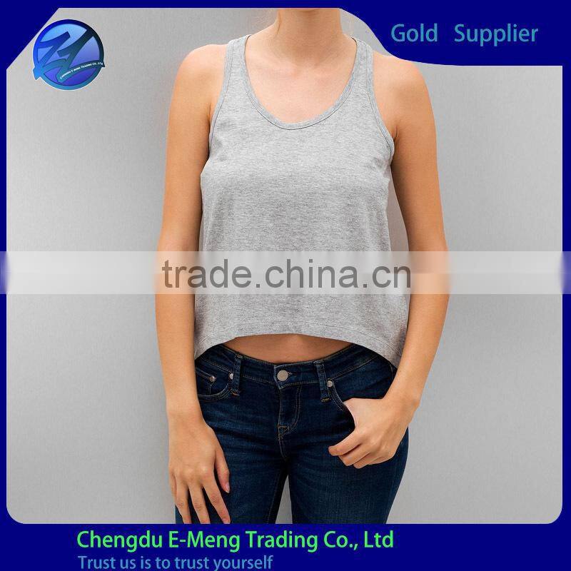 Custom made Wholesale Top Quality Tank Tops 100% Cotton