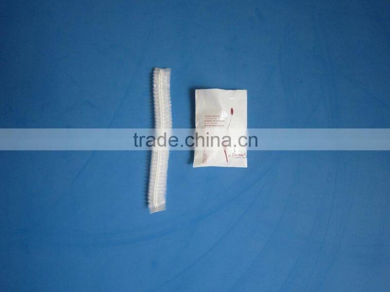 China wholesale disposable PE plastic strip shower cap