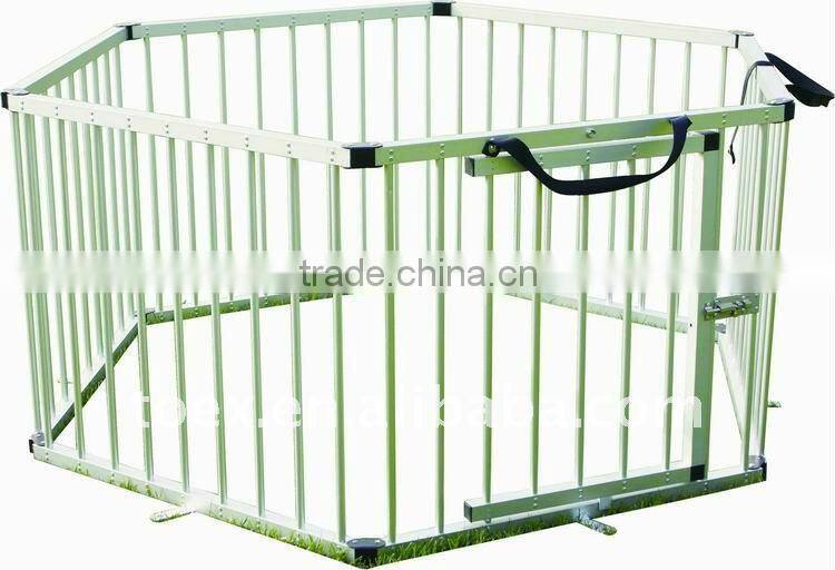 Dog Play Pen in Home Garden