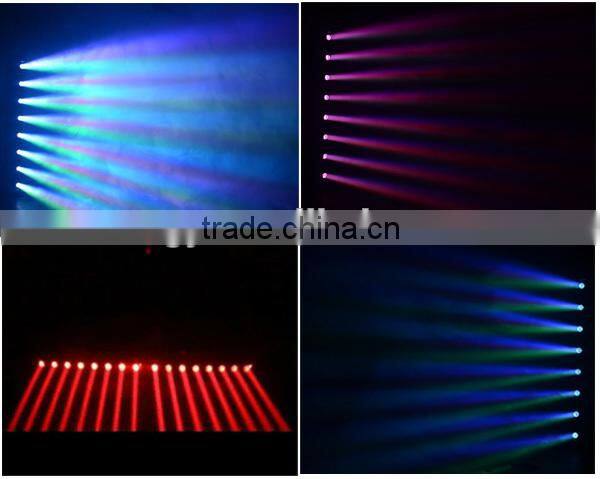 popular stage light 8pcs led head beam light