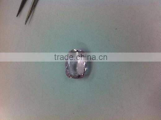 Cushions of Pink Morganite Gemstones