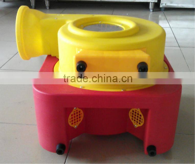 Centrifugal air blower for inflatable bouncers