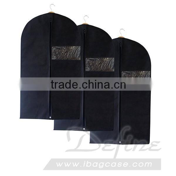 PVC Garment Bag Cover for Suit Carriers Dresses with Clear Window