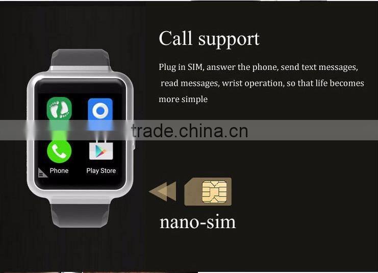 New 2016 Smart Q1 1.54 Inch 2.5D Sapphire Touch Panel MTK6580 Quad Core 3G Wifi Smart Watch