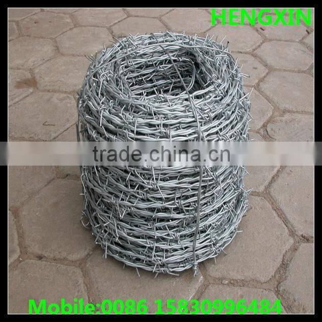 weight of barbed wire per meter length