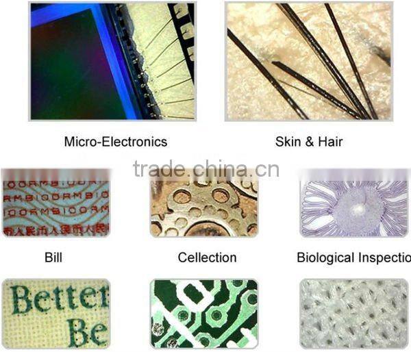 DHL 2015 New 2MP 5MP 8MP Pixels 5 Mega 800X 500X 200X USB Digital Microscopes With 8 LED Endoscope Magnifier Camera Measurement