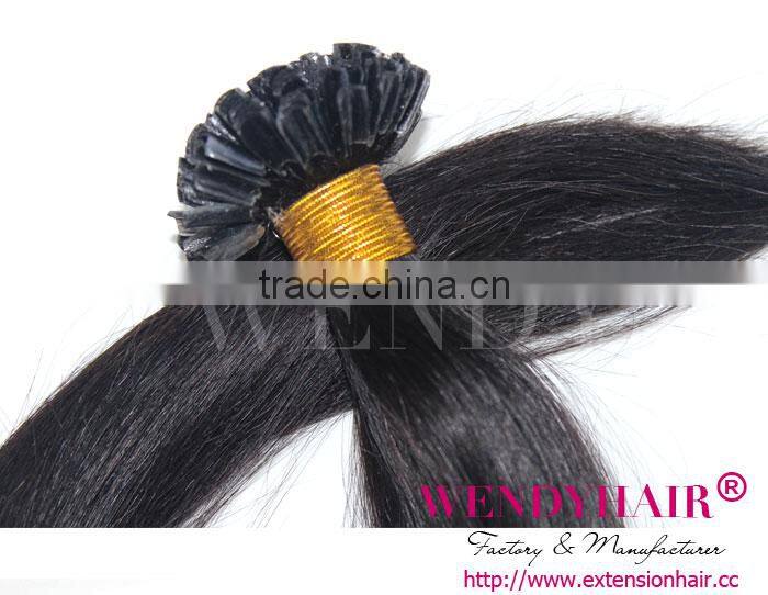 wendy hair product 5a grade virgin sillky straight many color available u tip hair extension