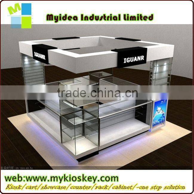 exhibition showcase/jewellery display cabinet free standing glass display cabinet