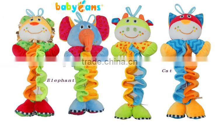 Baby Bell Rattle Plush Toy Infant Toy