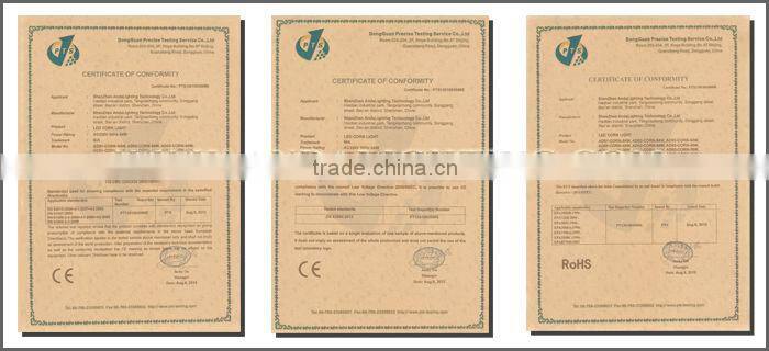 Supermarket shopping mall PL best replacement G24 E27 led corn light 9w