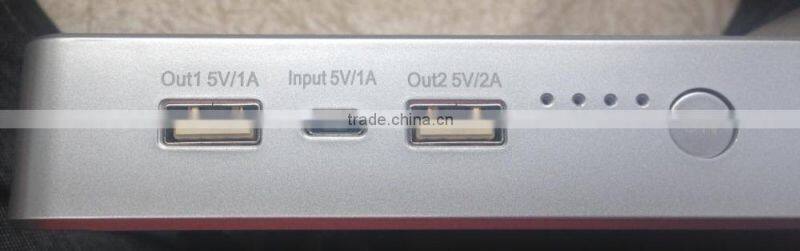 Mobile desktop/table LCD power bank for advertising