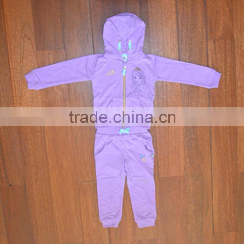 new 2016 girls clothing set baby clothes sets children kids the sport suit running suit