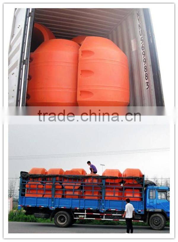 OD1300*L1300 size high buoyance dredge floater used for sand dredging pipeline