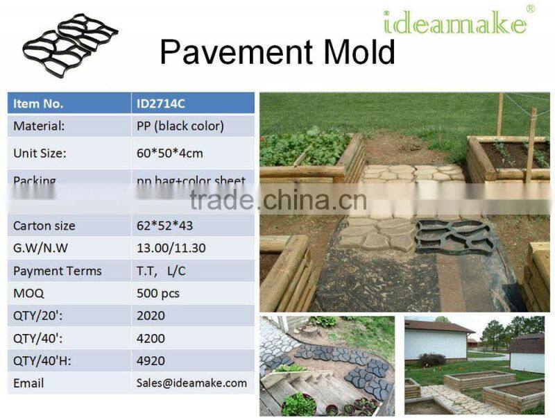 Concrete Pavement Mould New pathway maker mould DIY pathway stone mold