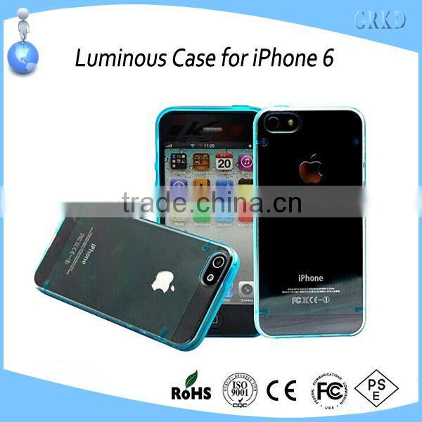 new popular night luminous phone case for iPhone 6