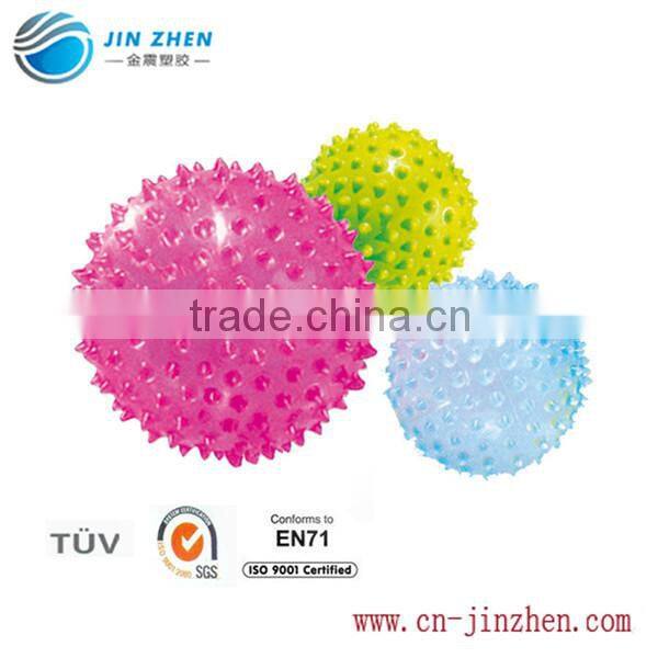 2015 hotsale spiky massage ball Non-toxic PVC body and massage ball