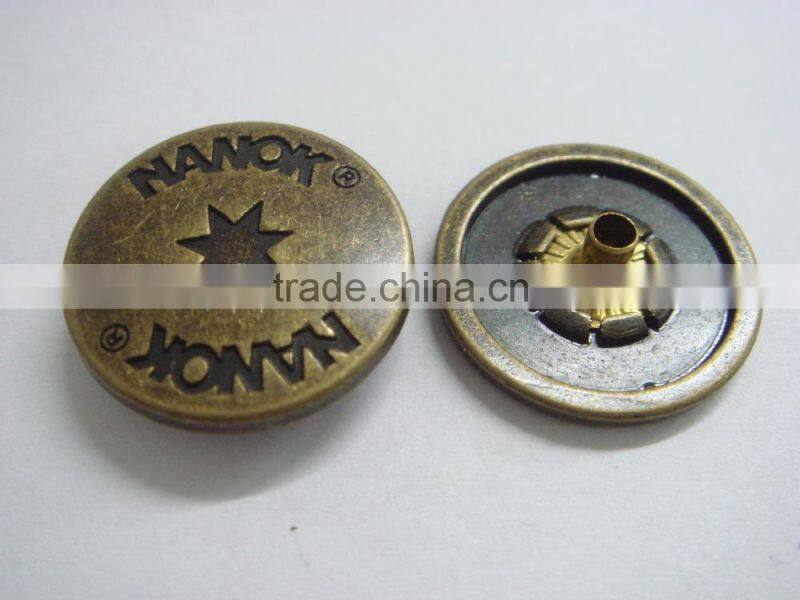 20mm hot sale metal snap waterproof push button